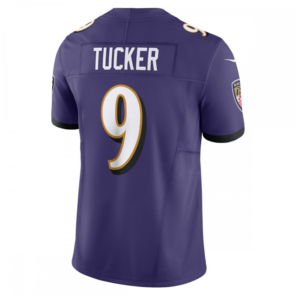 Justin Tucker Baltimore Ravens Nike Vapor F.U.S.E. Limited Jersey - Purple-GridironStore